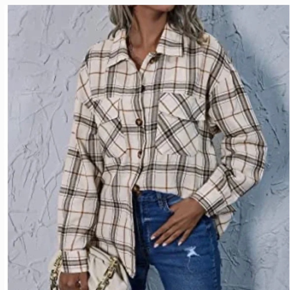 Dizzy Lizzy oversized flannel shirt